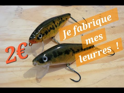 Leurres De Pêche Dipsy Vintage – Bois – Fabrication Américaine (années 1940/50 ?)