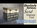 Walktrough Sherlock Holmes Secret Storage Unit , made by  scrapqueen designs