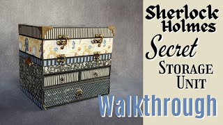 Walktrough Sherlock Holmes Secret Storage Unit , made by  scrapqueen designs