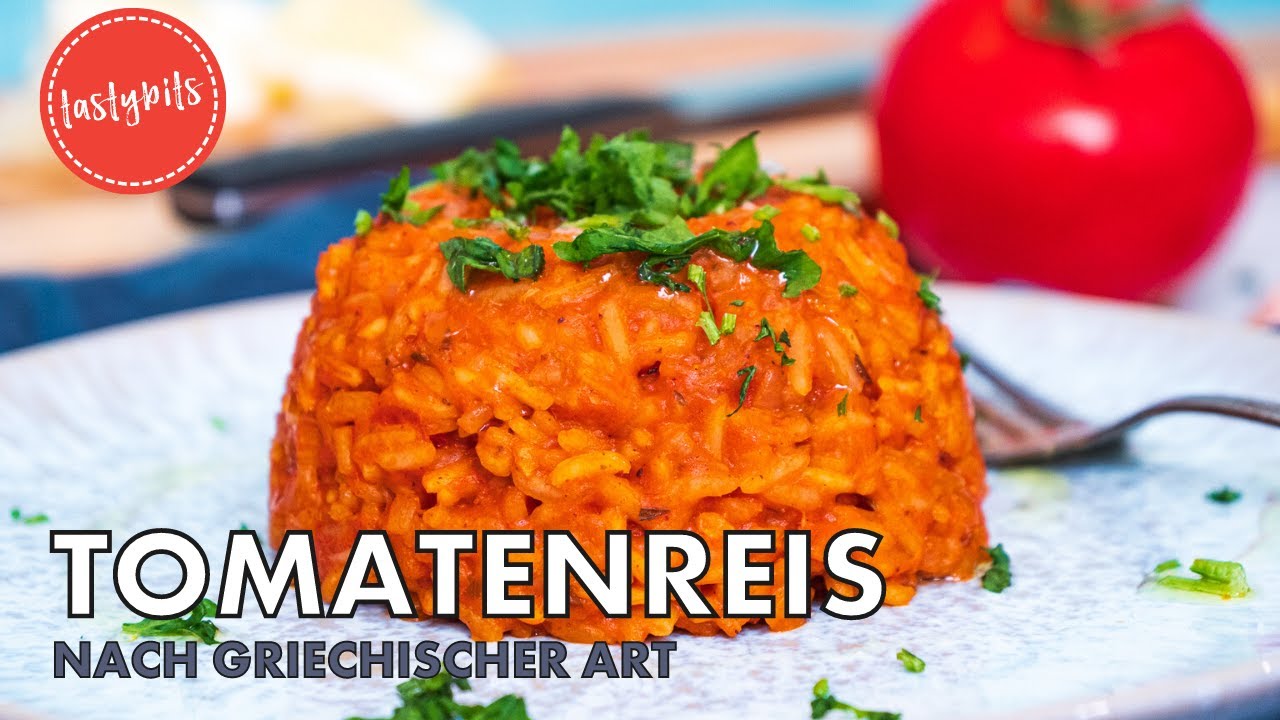 Griechischer Tomatenreis Rezept | Eine einfache & schnelle Beilage ... Griechischer Tomatenreis Rezept | Eine einfache & schnelle Beilage ...