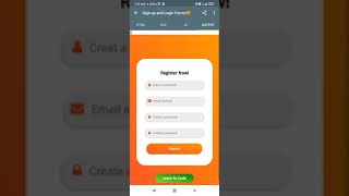 Registration Form By Coding With 3D Effect