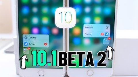 iOS 10.1 Beta 2 What