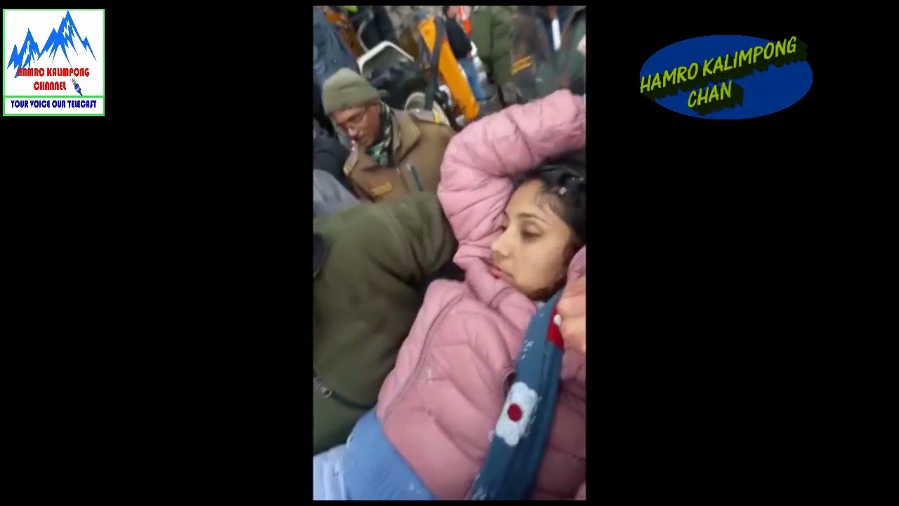 a massive avalanche hit the Gangtok-Natu La JNM Road near MS 15.