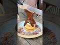 濃厚ラクレットチョコを流しかける至高のパンケーキ(The Supreme Pancakes Drenched in Rich Raclette Chocolate)