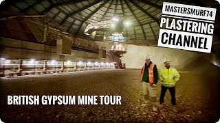 A SPECIAL BRITISH GYPSUM MINE TOUR at Barrow upon Soar. How Plaster is made. Plastering Production  Tour The Gypsum Mines
