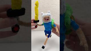 Adventure Time Finn and Mini Jake Pipe Cleaner Figures #adventuretime