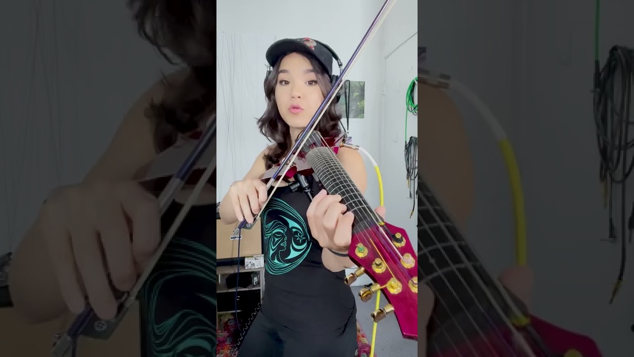 How I play pinch harmonics on electric violin! YouTube
