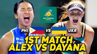 BUONG WTA GINULAT! ALEXANDRA EALA VS UKRAINIAN CHAMPION DAYANA YASTREMSKA | RD64 BNP PARIBAS OPEN