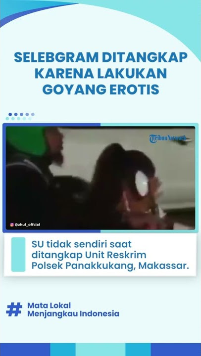 Viral Selebgram Asal Makassar Ditangkap seusai Lakukan Goyangan Erotis di Atas Motor