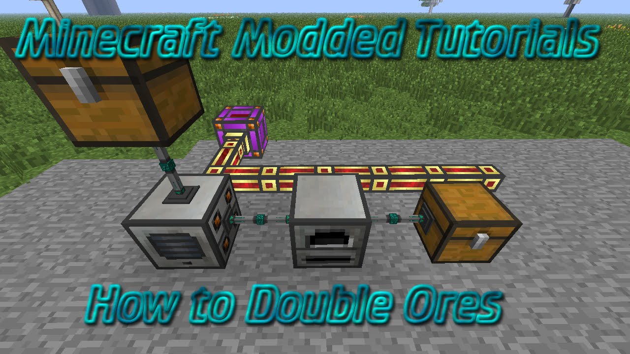 Minecraft Modded Tutorials How to Double Your Ores - YouTube