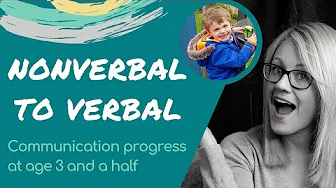 Is Our Nonverbal Autistic Son Starting To Speak?! | Communication Progress at 3.5 Years Old