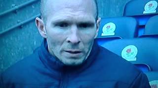 Blackburn Rovers FC, Michael Appleton Speaks To BBC 17/01/13
