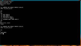 FORTRAN 77: Complex Number Calculator screenshot 1