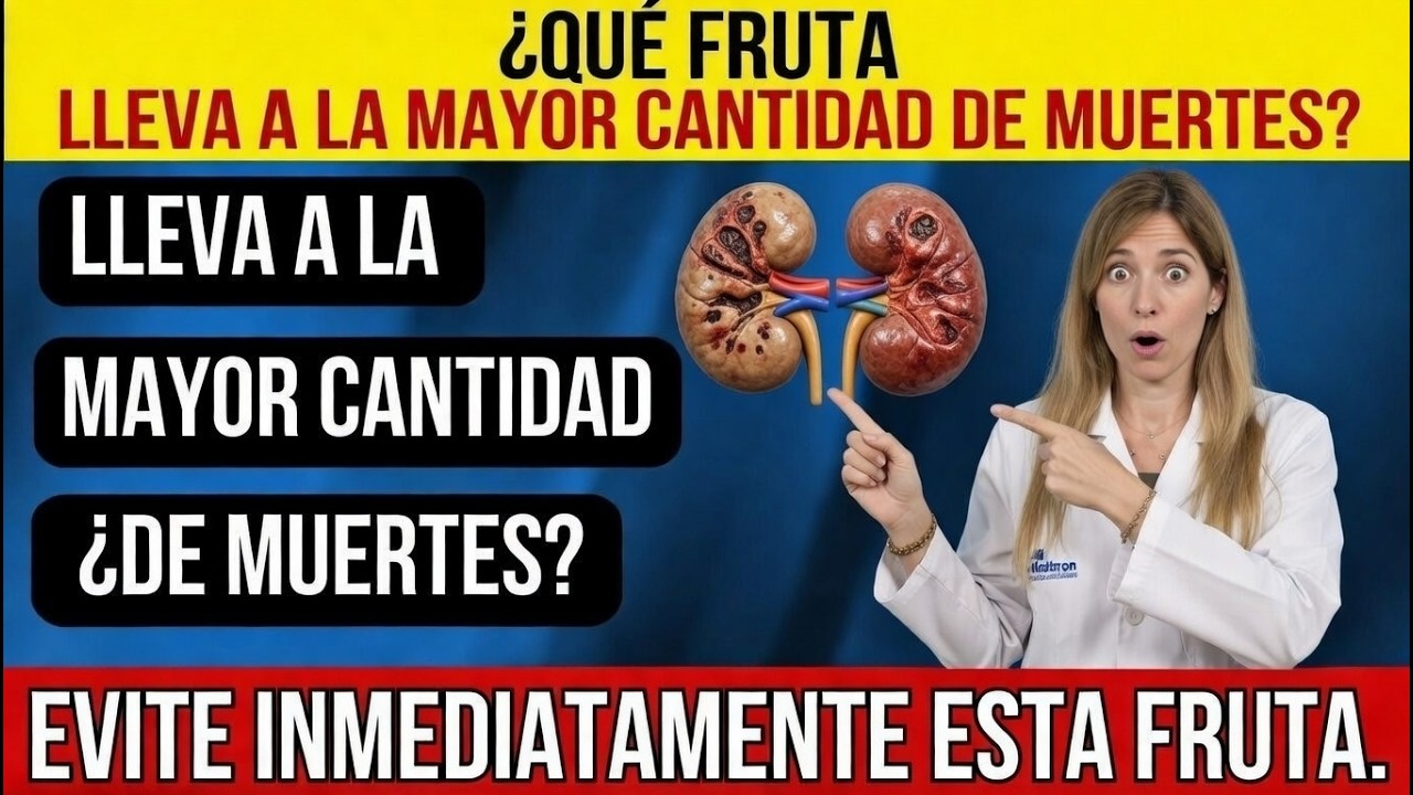3 frutas malas para los riñones después de los 60  y 3 que son reconstituyentes