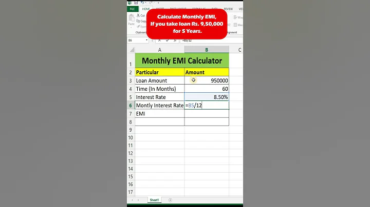 Calculate Monthly EMI for your loan amount🤩🤩