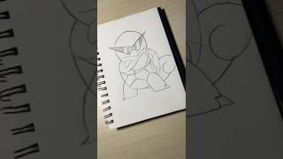 Cool Squirtle drawing😎#Pokémon#Drawing#Squirtle#Cool#Pen#Paint#Art#Pokémon