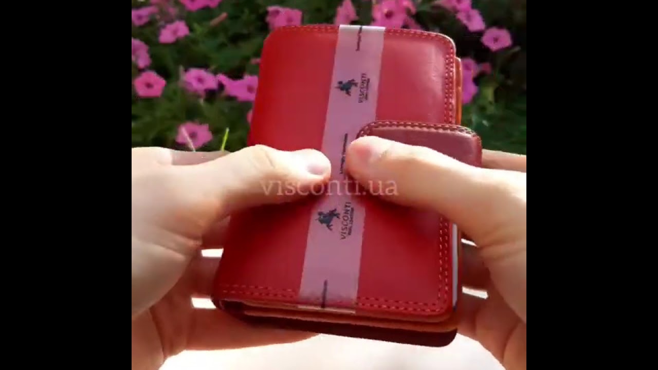 Женский Кошелек Visconti RB51 red