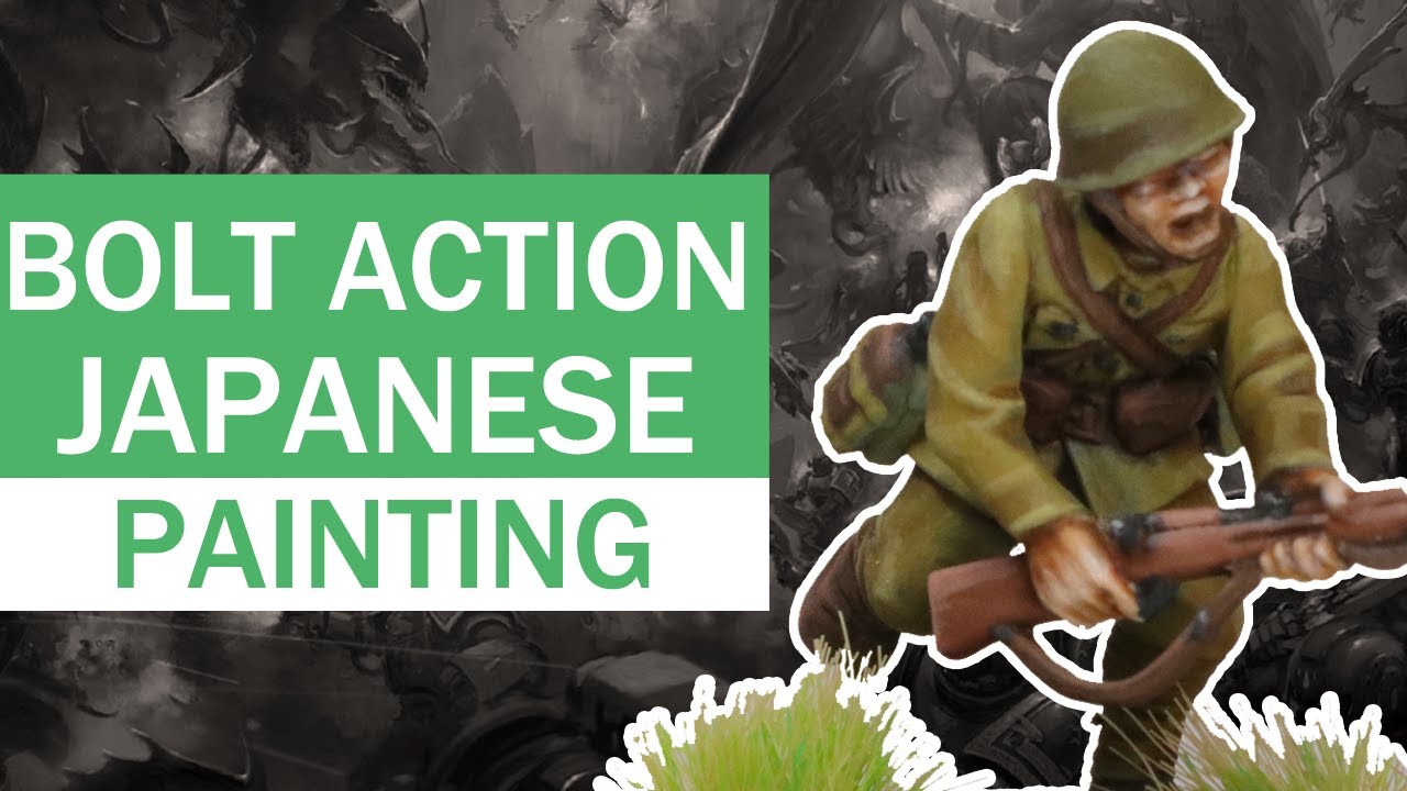 How To Paint Bolt Action Japanese YouTube
