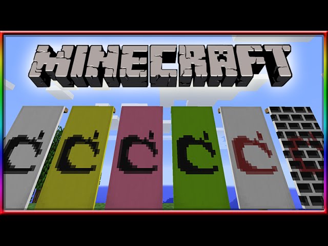 Minecraft 1 8 Secret Easter Egg Mojang Enchanted Banner Youtube