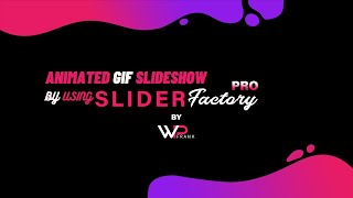 Animated GIF Slideshow by using Slider Factory Pro WordPress Plugin | Wpfrank Slider Plugin #Shorts