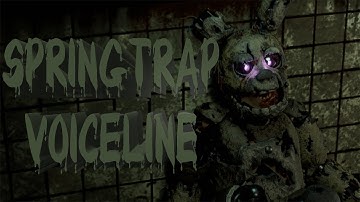 [FNAF/BLENDER] SPRINGTRAP VOICELINES ANIMATED