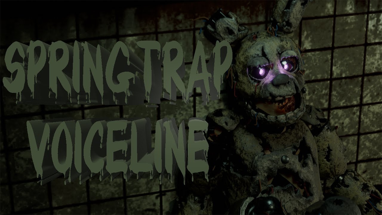 [FNAF/BLENDER] Springtrap Voice Lines Animated - YouTube
