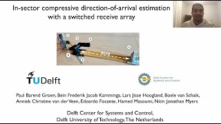 Direction of arrival estimation in a sector of interest