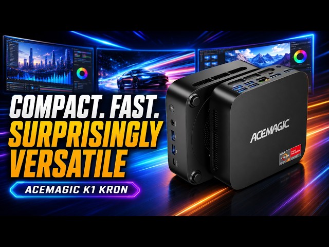 ACEMAGIC K1 Kron Mini PC – Ryzen 5 7530U, 16GB RAM & 512GB SSD