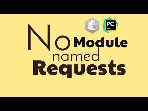 No Module Named Requests FIXED - Pycharm or Komodo edit - YouTube No Module Named Requests Fixed - Pycharm Or Komodo Edit - Youtube