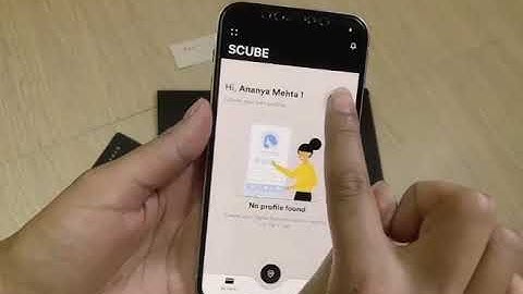 How to install your SCUBE card on IPhone