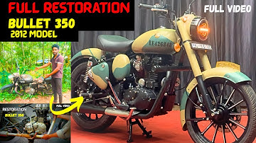 Old Bullet  Full Restoration | Royal Enfield Bullet modification