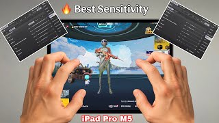 🔥 Best Sensitivity Full Gyro iPad Pro M5 BGMI HANDCAM GAMEPLAY 