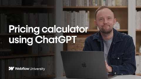 ChatGPT + Webflow: Build a Custom Pricing Calculator FAST – Webflow tutorial