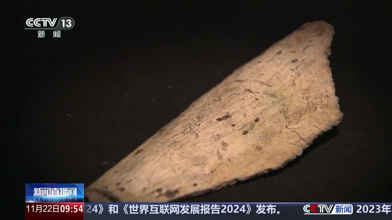 新闻直播间]文化中国行·中国文字博物馆甲骨文：我国最早成系统的文字