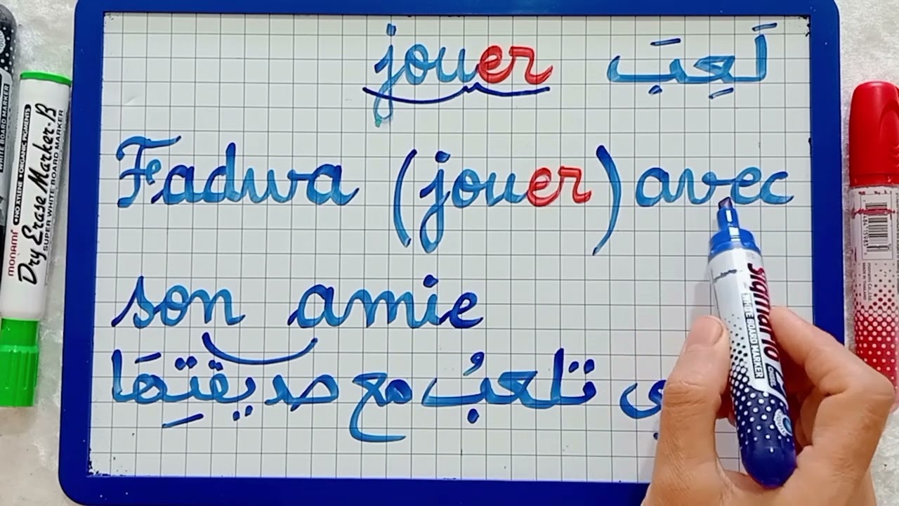 الدرس122:تركيب جمل بسيطة في الحاضر للمبتدئين /قواعد تصريف أفعال المجموعة الأولى في الحاضر.