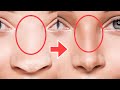 Nose Lifting Massage For Fat Nose | Make Nose Bridge Slimmer, Sharper, Higher!