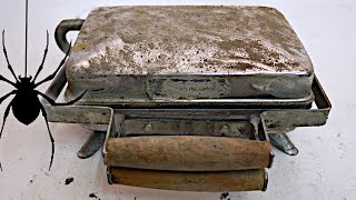 1920 Antique Sandwich Toast Machine Restoration