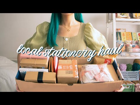 unboxing/stationery haul (feat. local artists & makers!) | Philippines
