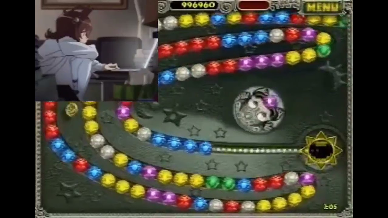 Agnes Tachyon playing Popcap Games Zuma | Uma Musume: Pretty Derby 