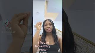 Free AI Tools That Save Creators Time 🔥