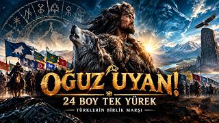 OĞUZ UYAN! 🔥 24 BOY TEK YÜREK  Türklerin Birlik Marşı