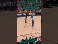 WEMBY SAW THE GOATS AND DID THIS! #nbaplayoffs