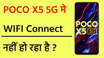 How To Fix WIFI Connecting Problem Solve In POCO X5 5G Phone WIFI Connecting Kaise Thik Kare