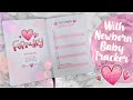 February Bullet Journal Plan With me with Newborn Tracker