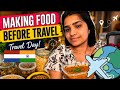 MAKING FOOD BEFORE FLIGHT ✈️ | Travel Day @Mr.andMrs.GawadeEuropeVlogs