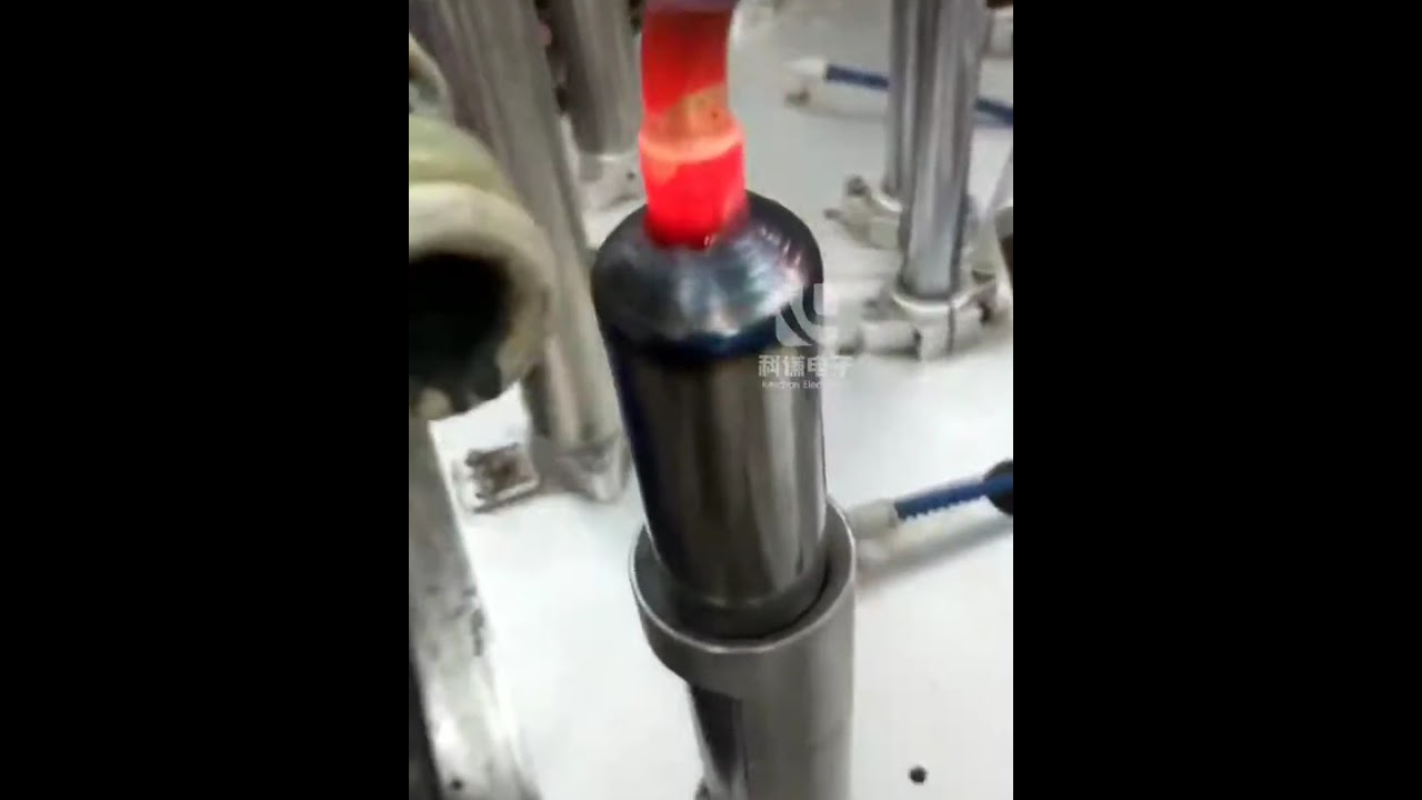 Automatic high frequency induction heating welder