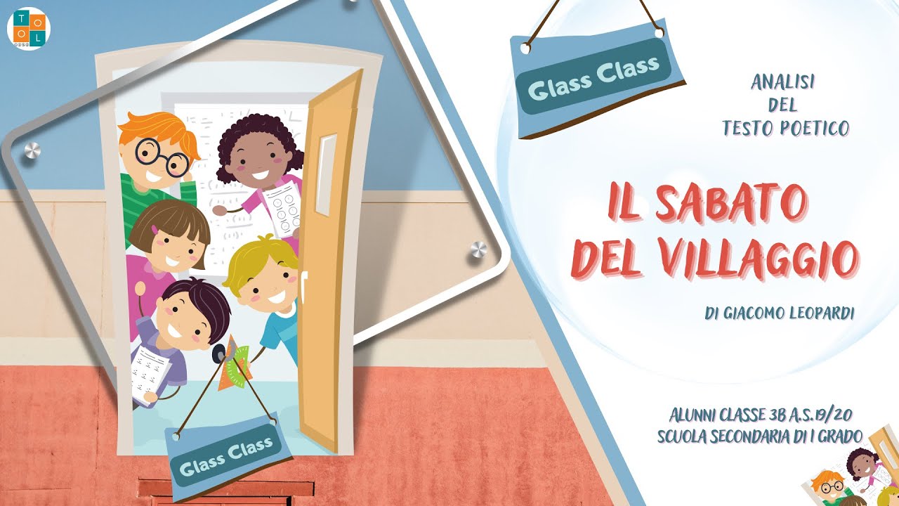 Poesia Il Sabato Del Villaggio Testo Il sabato del villaggio di Giacomo Leopardi! @appinclusive GlassClass