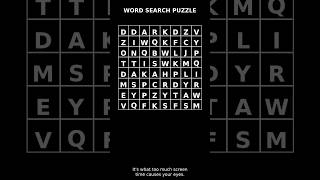 Try the 20-20-20 Rule After Solving This Puzzle!