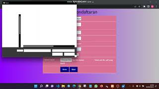 Presentasi Hasil Demonstrasi Program Web FORMULIR pendaftaran dengan PHP dan mySql dan CSS (UTS)