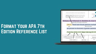 Format Your APA 7th Edition Reference List – 2025 Complete Default Styling Guide